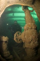 Mark in the hold of the James Egan Lane.
Cornwall.10.5mm. by Derek Haslam 